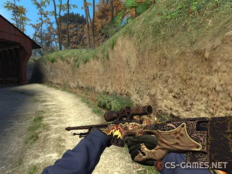 Модель AWP «Necronomigun» для CSS v34