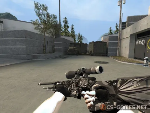 Модель AWP «Dark Smoke» для CSS v34