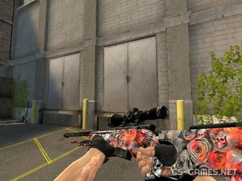 Модель AWP «Metal Flowers» для CSS v34