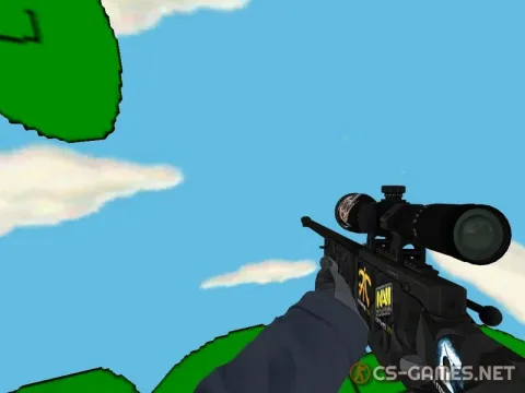 Модель AWP «Графит с наклейками» для CSS v34