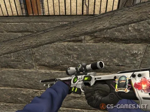 Модель AWP «Starkeeper с наклейками» для CSS v34