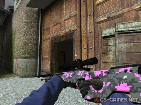 Модель AWP «Pixel Camo» для CSS v34