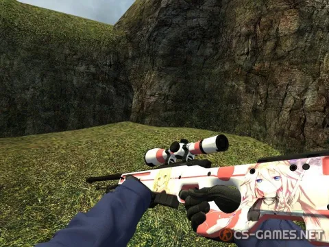 Модель AWP «White Anime» для CSS v34