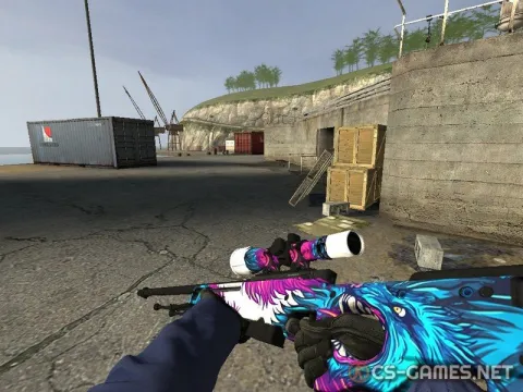 Модель AWP «Blue Wolf v2» для CSS v34