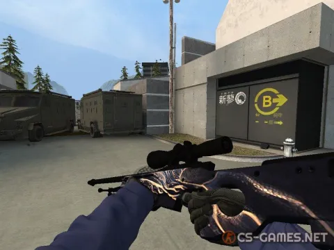 Модель AWP «Purple gold snake» для CSS v34