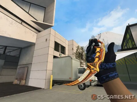 Модель ножа «Karambit | Warmech» для CSS v34