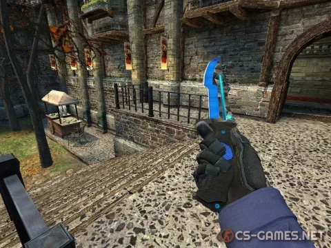Модель ножа «Huntsman | Cyberspace» для CSS v34
