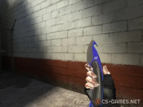 Модель ножа «Gut Knife | Automatic Blue» для CSS v34