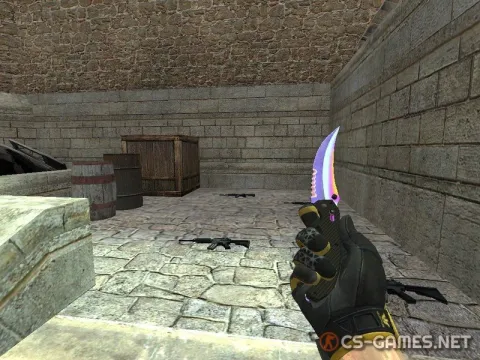 Модель ножа «Flip Knife | Tempered» для CSS v34