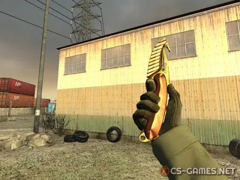 Модель ножа «Gut Knife | Warmech» для CSS v34