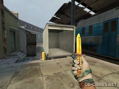 Модель ножа «Bayonet | Fine Gold» для CSS v34