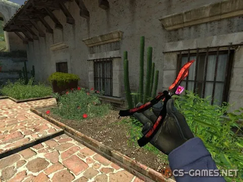 Модель ножа «Butterfly Knife | Vampire» для CSS v34