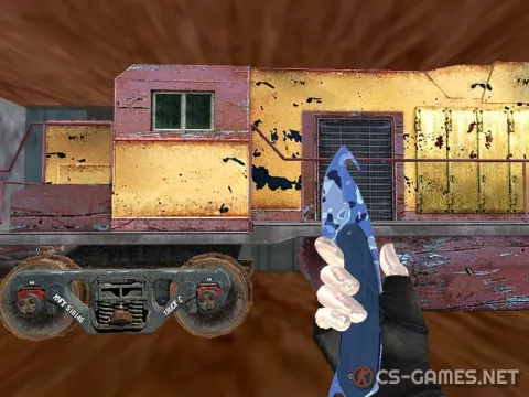 Модель ножа «Gut Knife | Bright Water» для CSS v34