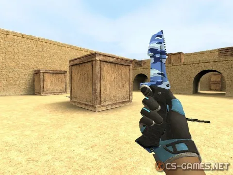 Модель ножа «Huntsman | Bright Water» для CSS v34