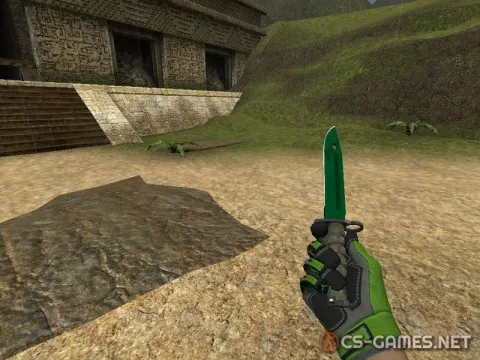Модель ножа «Bayonet | Изумруд» для CSS v34