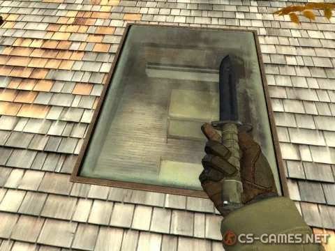 Модель ножа «Штык-нож | Blue steel» для CSS v34