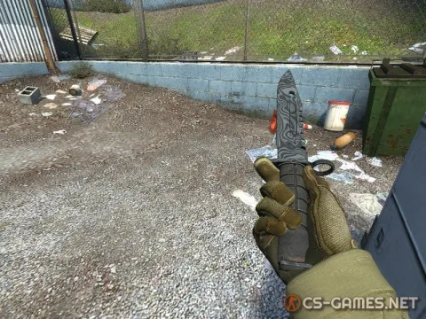 Модель ножа «Штык-нож M9 | Damascussteel v1» для CSS v34