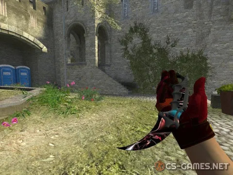 Модель ножа «Karambit | Volcanic Glass» для CSS v34