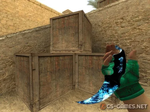 Модель ножа «Karambit | Song of Ice» для CSS v34