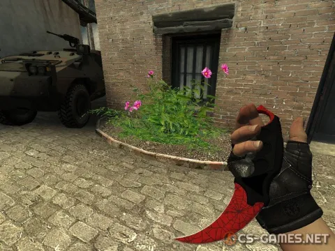 Модель ножа «Karambit | Кровавая Паутина» для CSS v34
