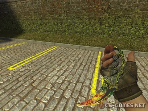Модель ножа «Karambit | Alime» для CSS v34