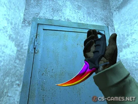 Модель ножа «Karambit | Web Fade» для CSS v34