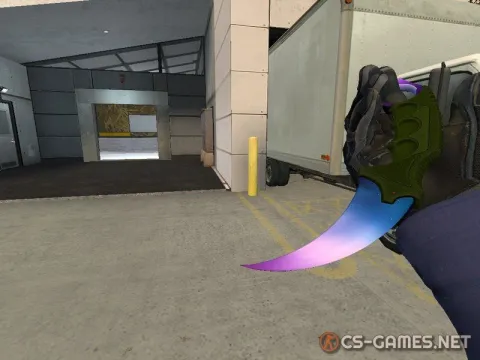 Модель ножа «Karambit | Northern Lights» для CSS v34