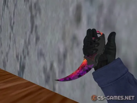 Модель ножа «Karambit | New Fade» для CSS v34