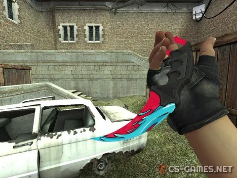 Модель ножа «Karambit | Water Elemental» для CSS v34