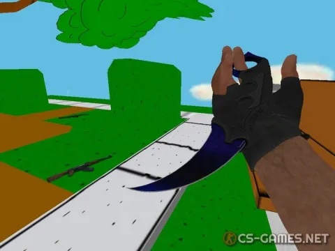 Модель ножа «Karambit | Волны фаза 4» для CSS v34