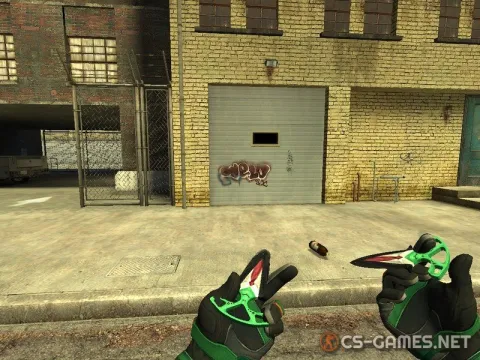 Модель ножа «Push Knife | Alien Costume» для CSS v34