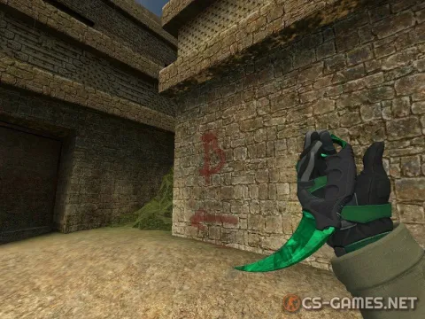 Модель ножа «Karambit | Gamma Dopler» для CSS v34