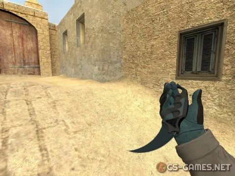 Модель ножа «Karambit | Ночь» для CSS v34