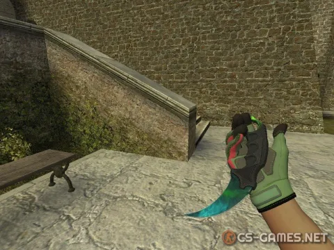 Модель ножа «Karambit | gamma doppler phase 3» для CSS v34