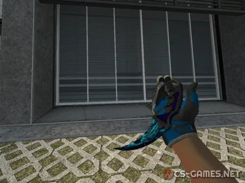 Модель ножа «Karambit | Ice Sunset» для CSS v34