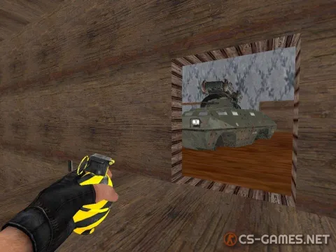 Модель гранаты «Warnning Clip Skin Grenades - PA» для CSS v34