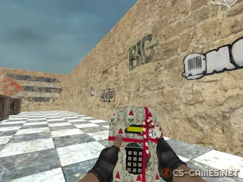 Модель бомбы «Новогодняя из CS:GO» для CSS v34