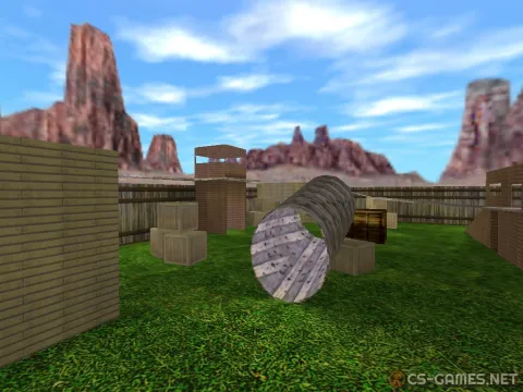 Карта «aim_backgarden» для CS 1.6