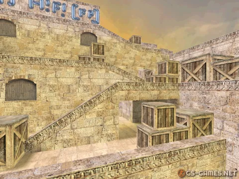 Карта fy_dust_aim для CS 1.6