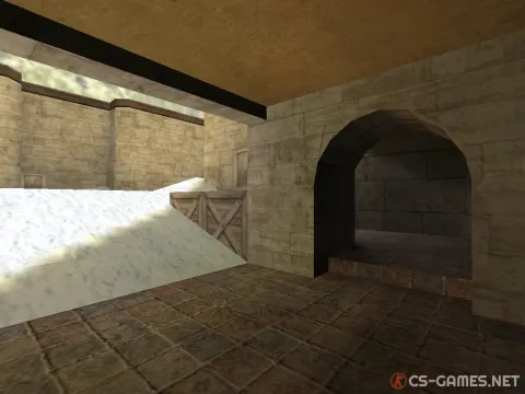 Карта gg_mini_dust2_winter для CS 1.6