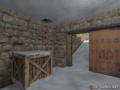 Карта de_cbble_winter для CS 1.6