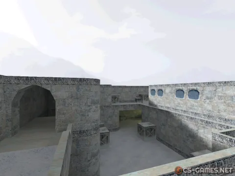 Карта de_kabul_winter для CS 1.6