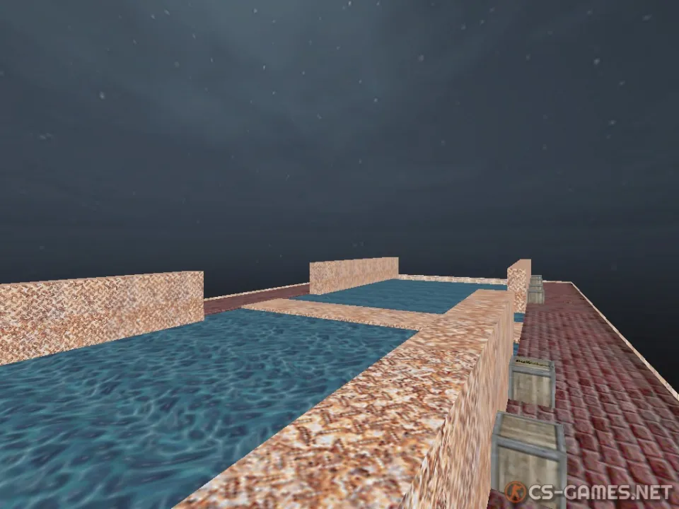 Карта «aim_pool_snipers» для CS 1.6