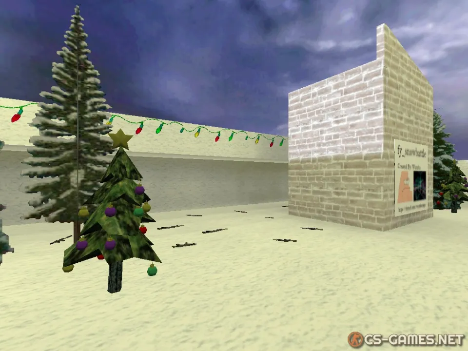 Карта fy_snowbattle_wumbo для КС 1.6