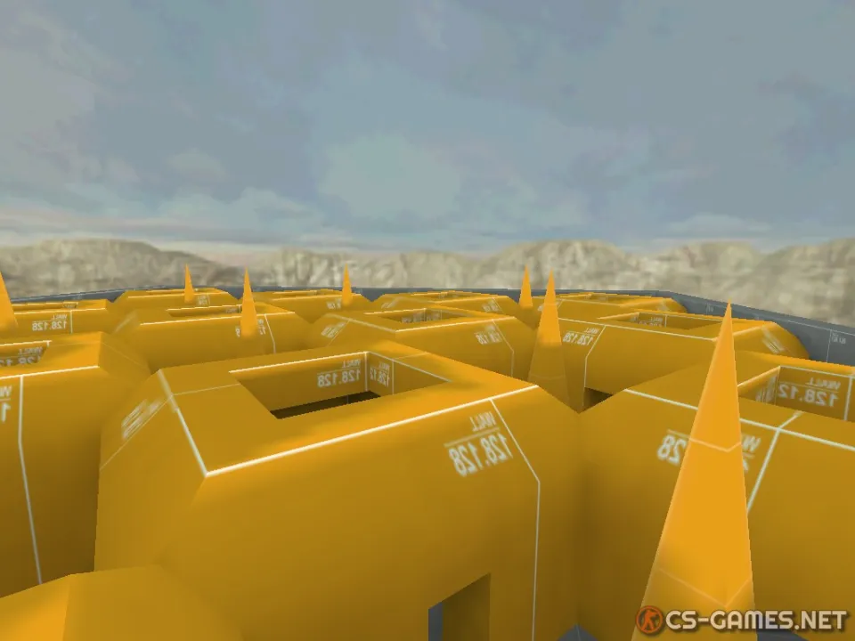 Карта gg_dev_maze для CS 1.6