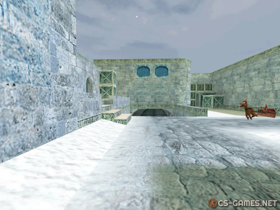 Карта de_dust2_newyear для КС 1.6