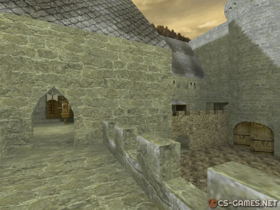Карта «de_17b_castle_v1» для CS 1.6